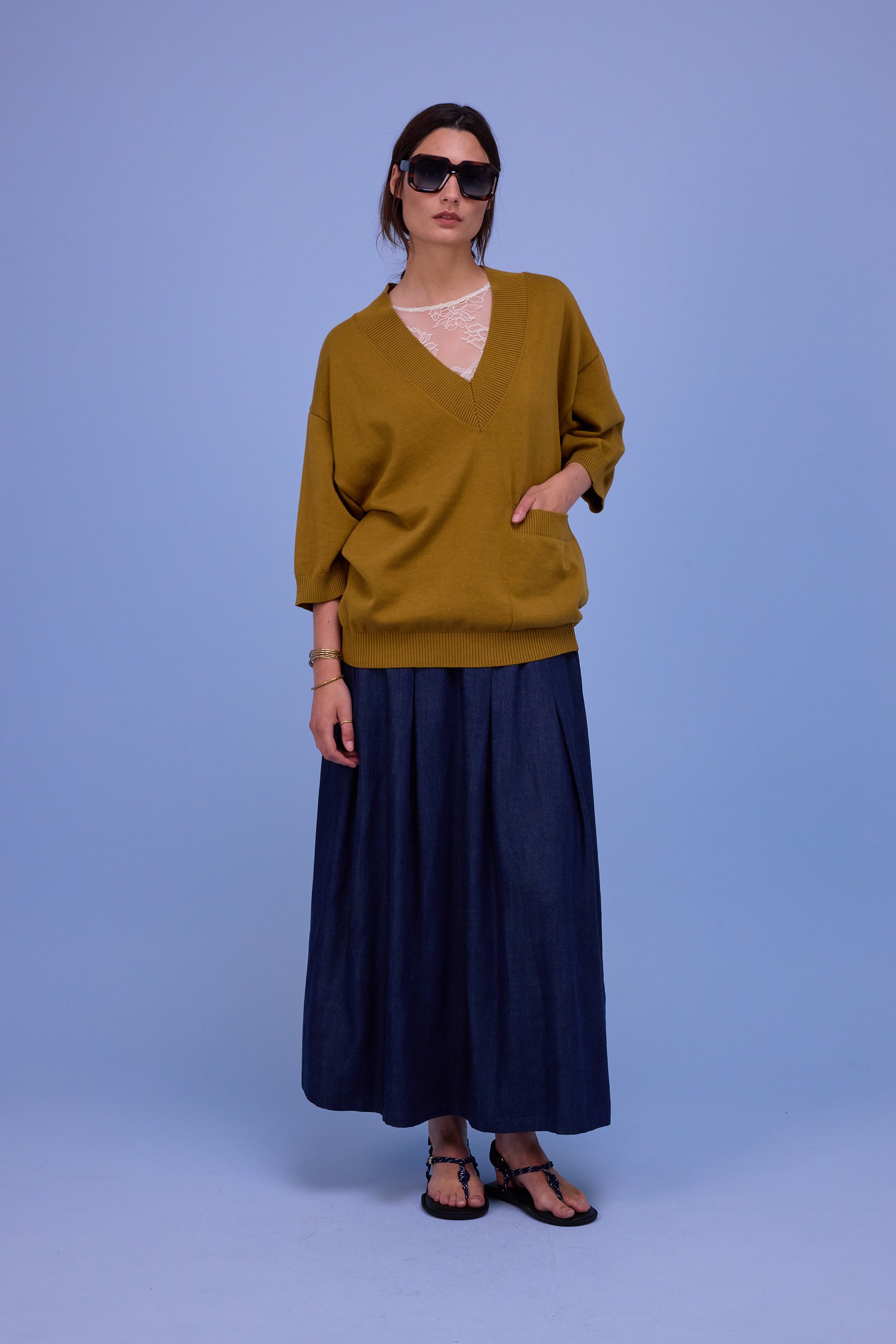 Fieke skirt in soft rose