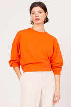 Amra sweater in fire red