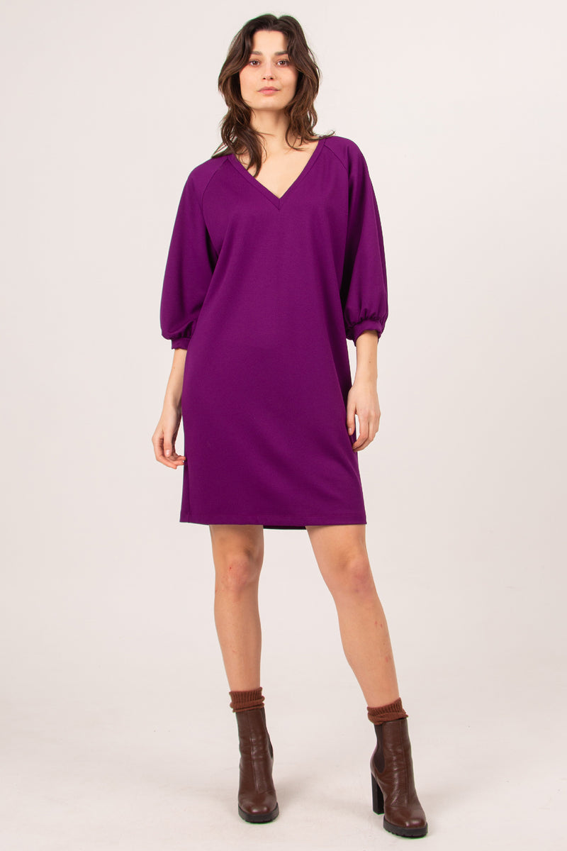 Bastra violet jurk