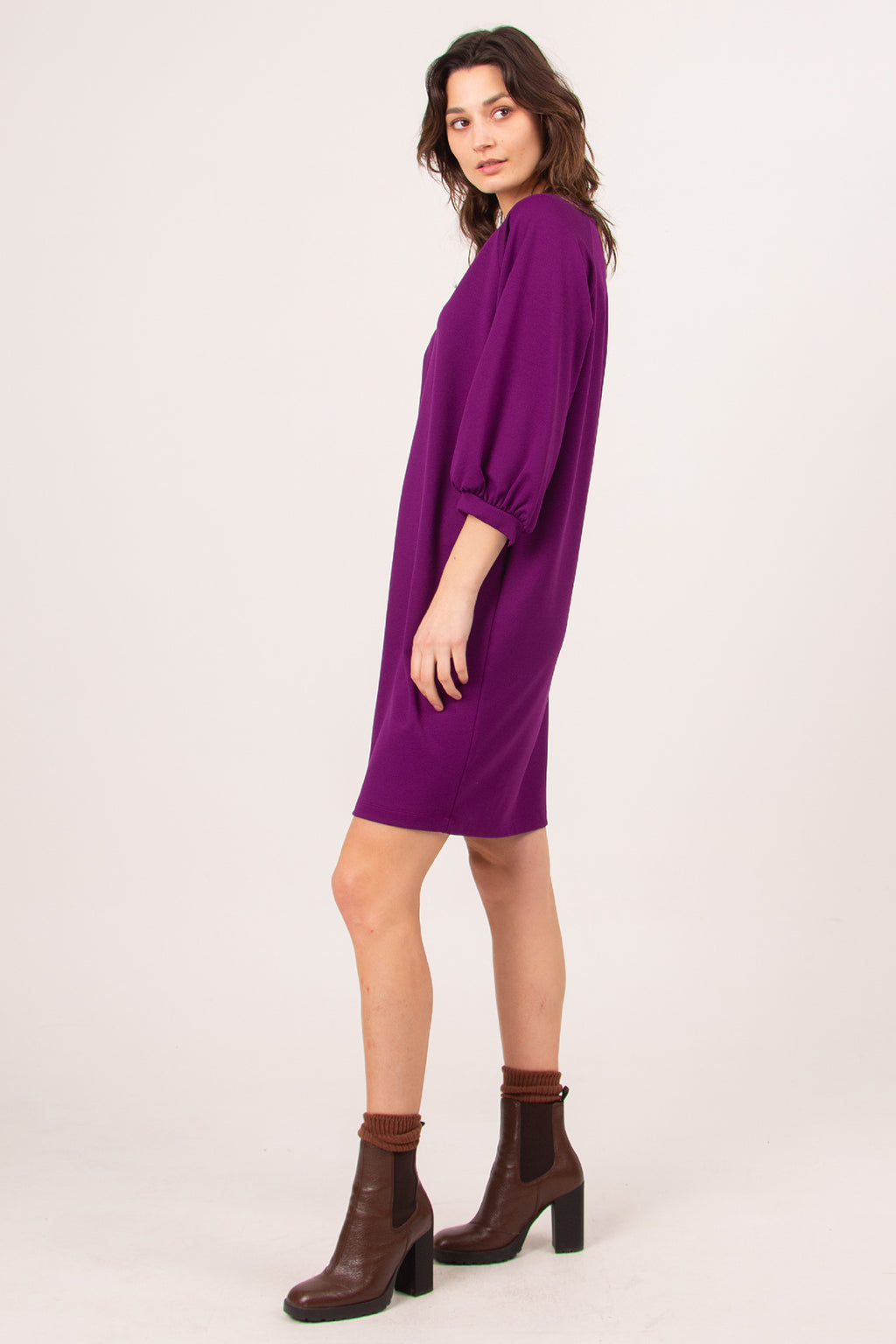 Bastra violet dress