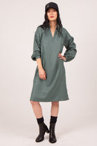 Corrie green melange dress