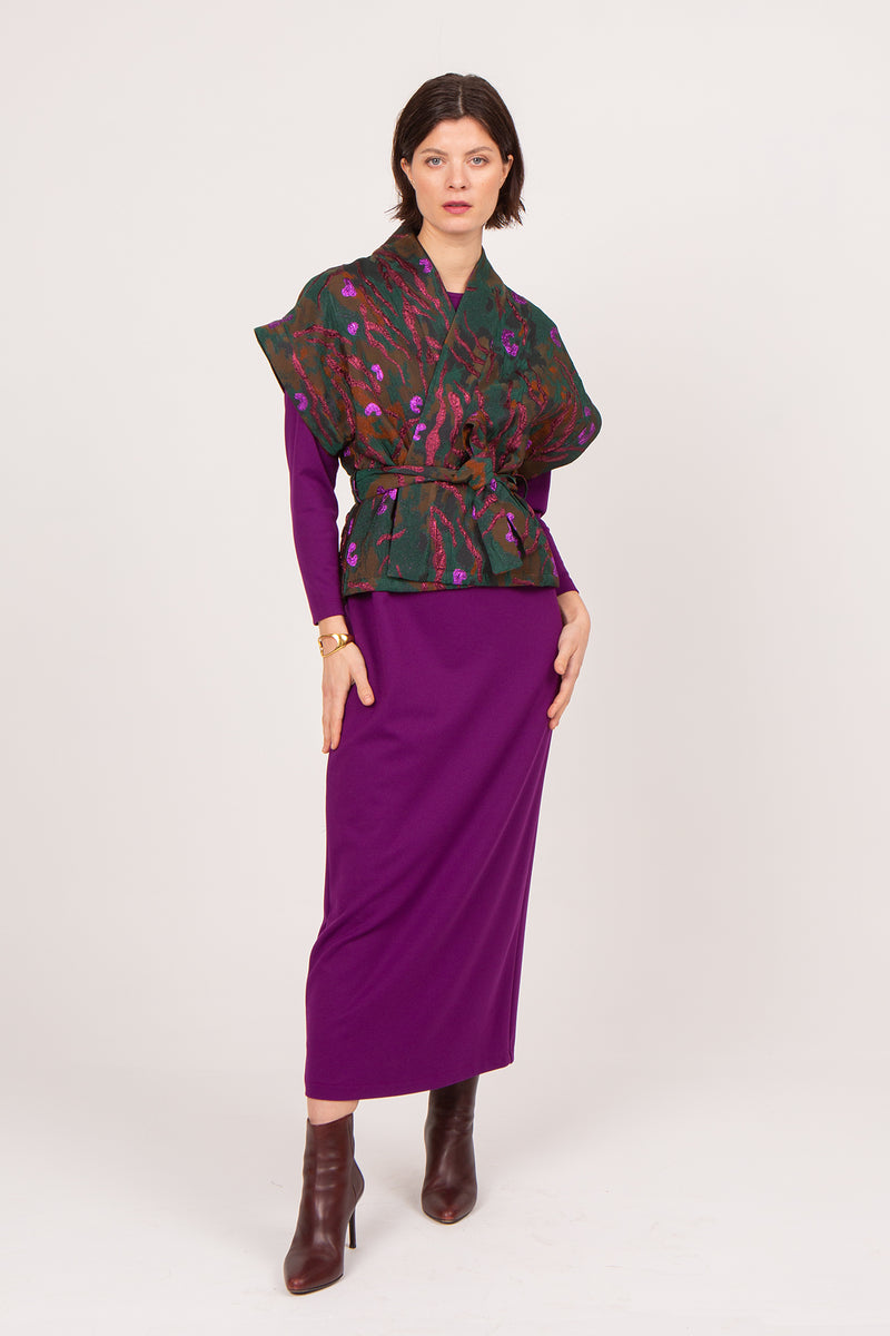 Casedy violet jurk