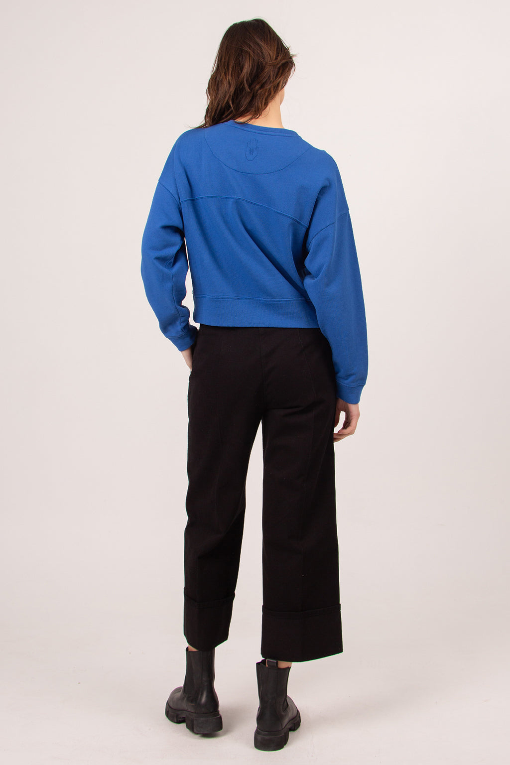 Curtis black denim trousers