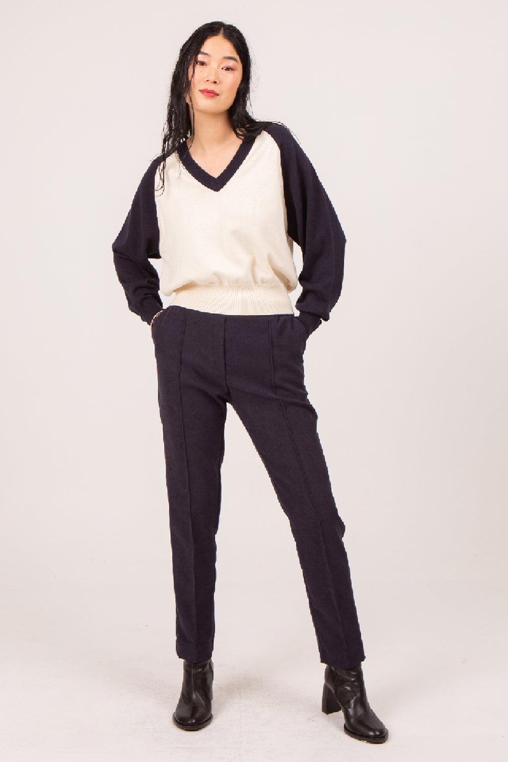 Alla navy trousers