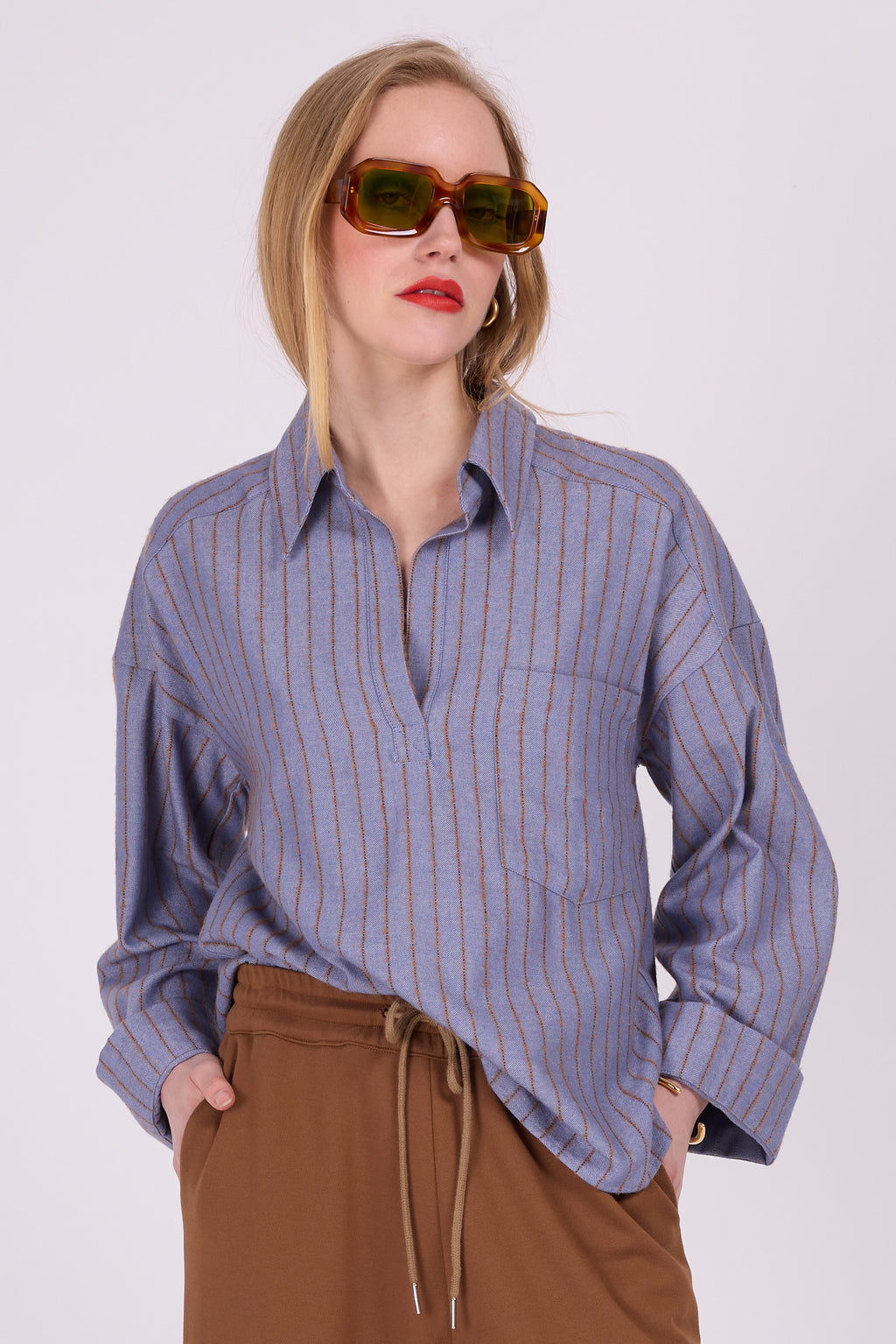 Elvira gestreepte blouse