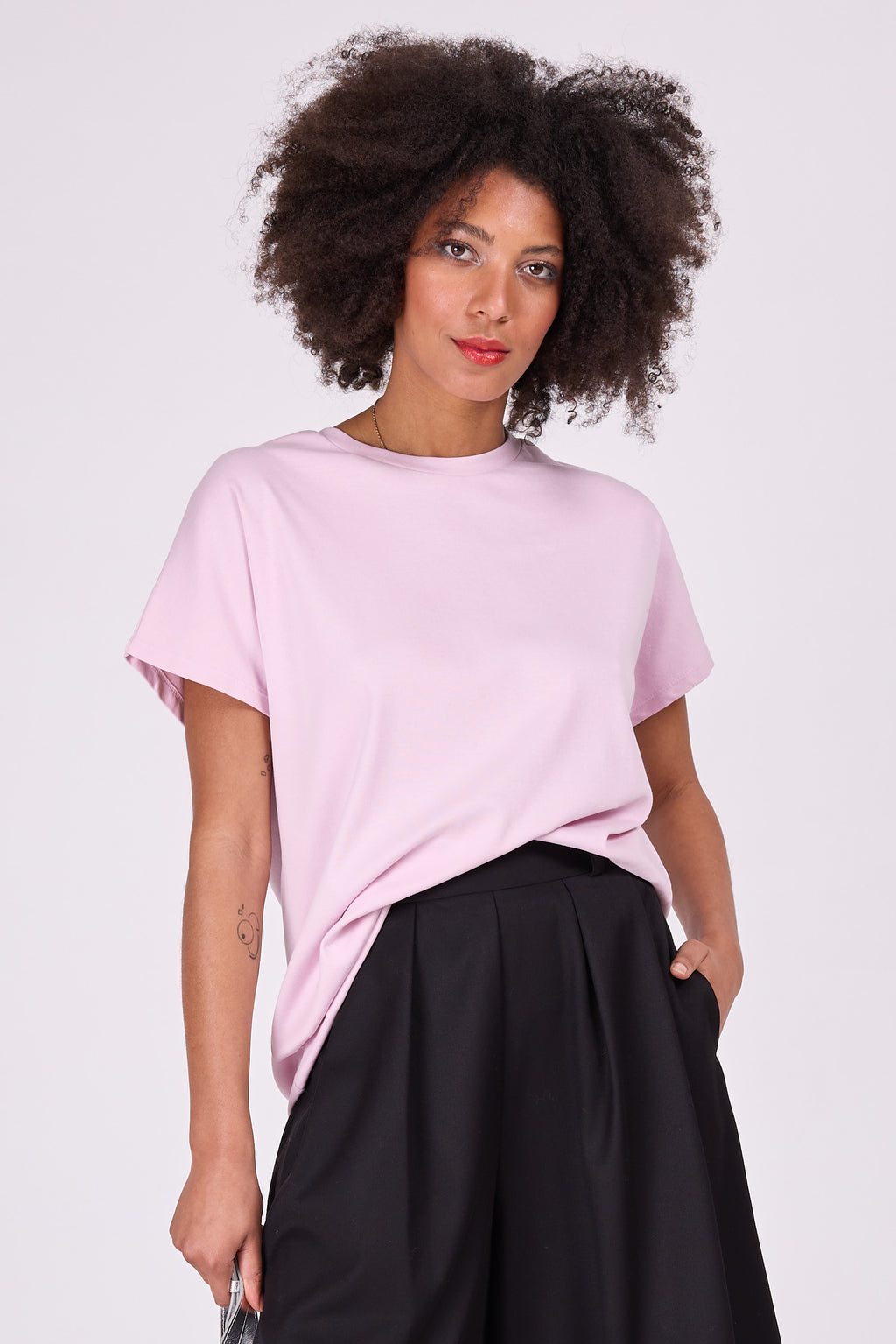 Edna soft lilac T-shirt