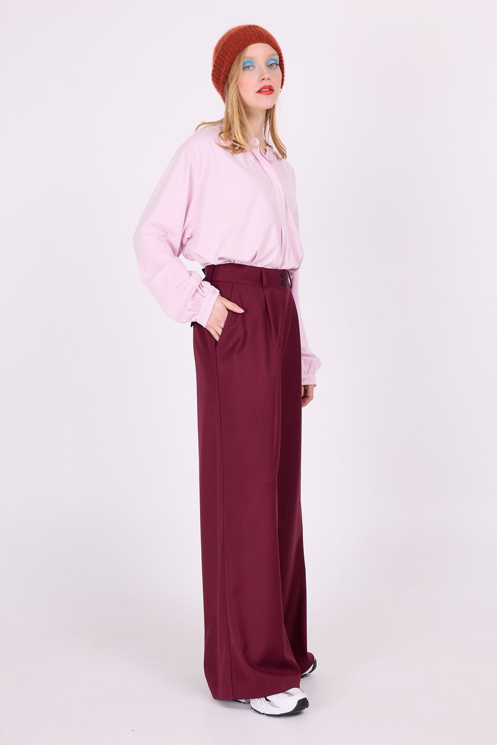 Ceylan soft lilac blouse