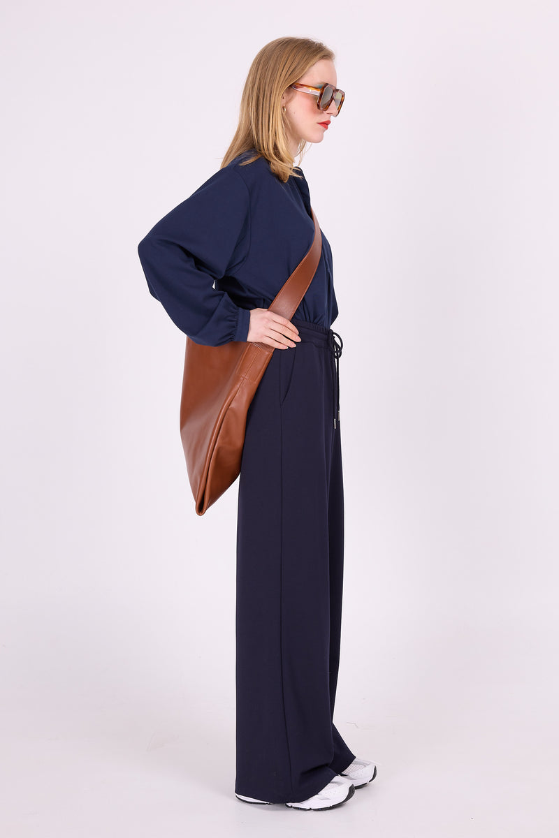 Ceylan midnight blue blouse