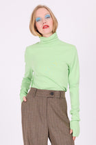 Edson pistachio turtleneck T-shirt