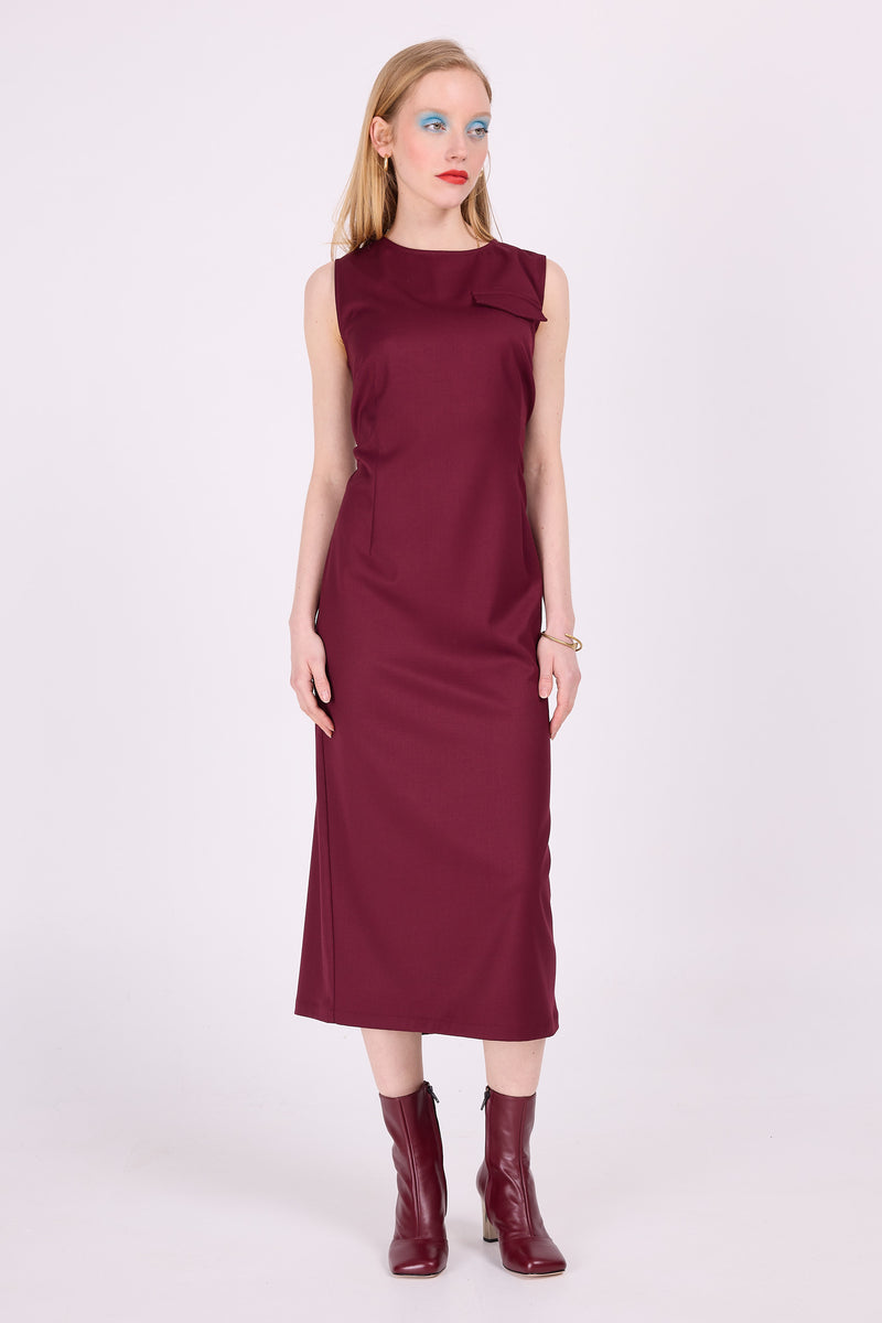 Emelia cassis dress