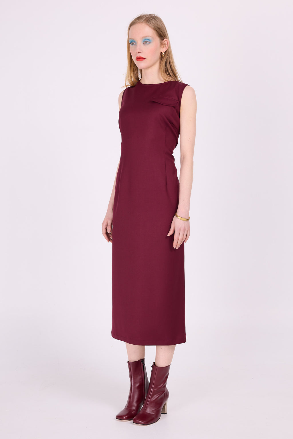 Emelia cassis dress