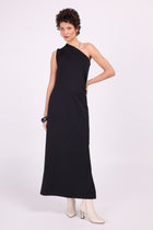 Evita black off-shoulder dress