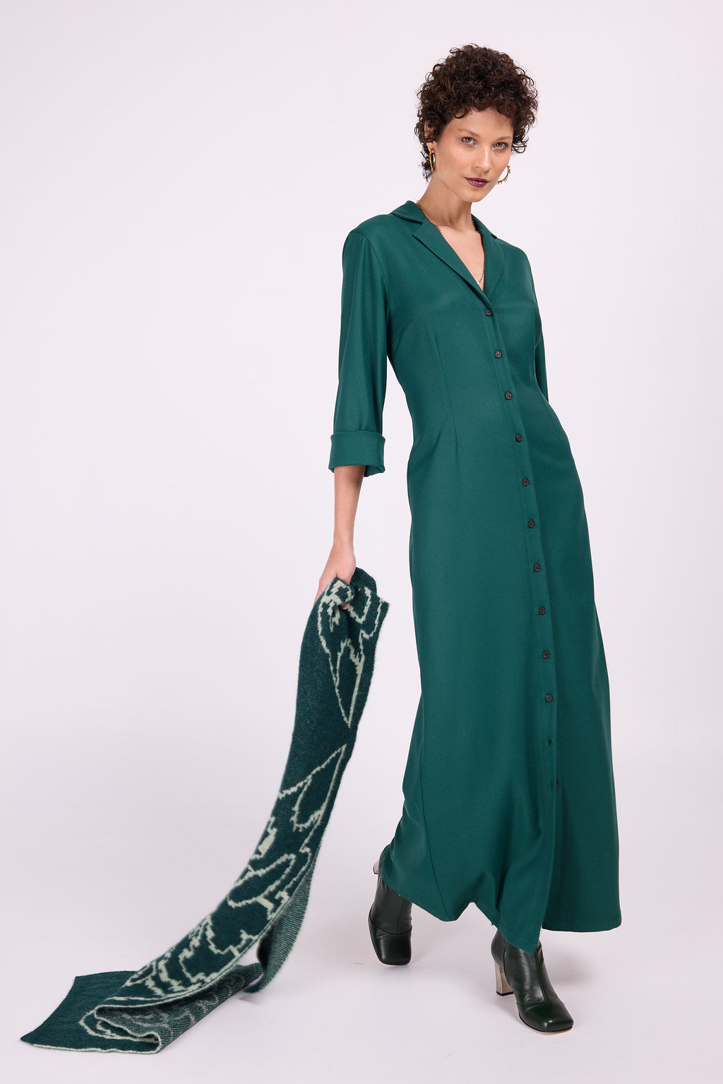 Elynne evergreen dress