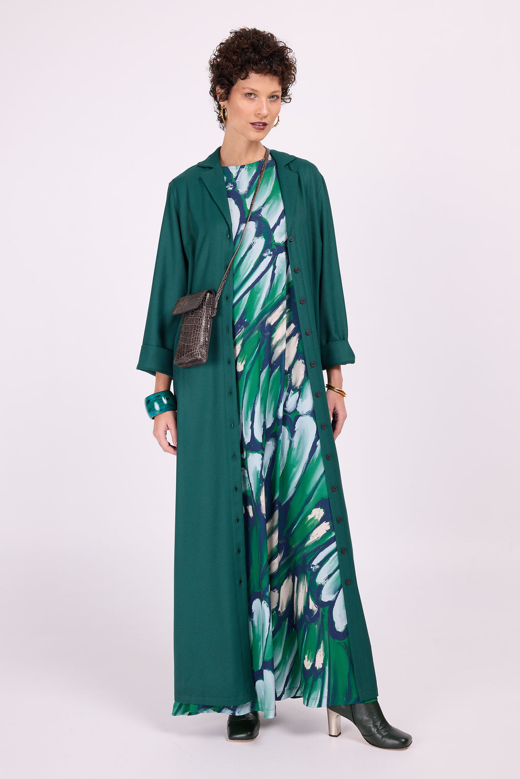 Elynne evergreen dress