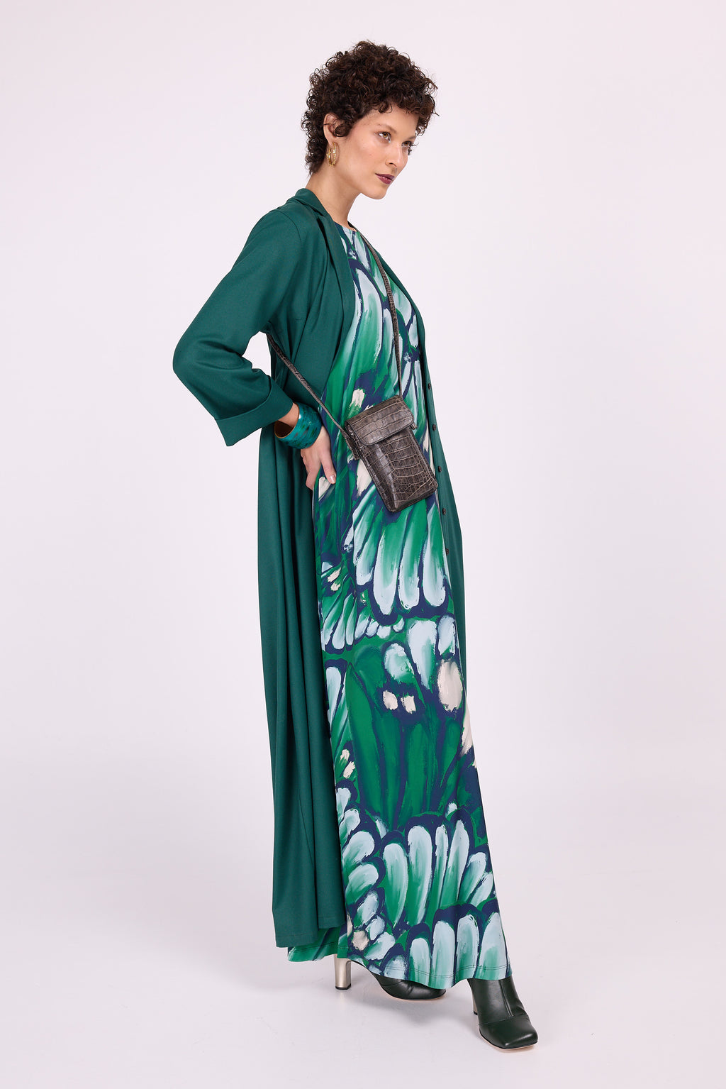 Elynne evergreen dress