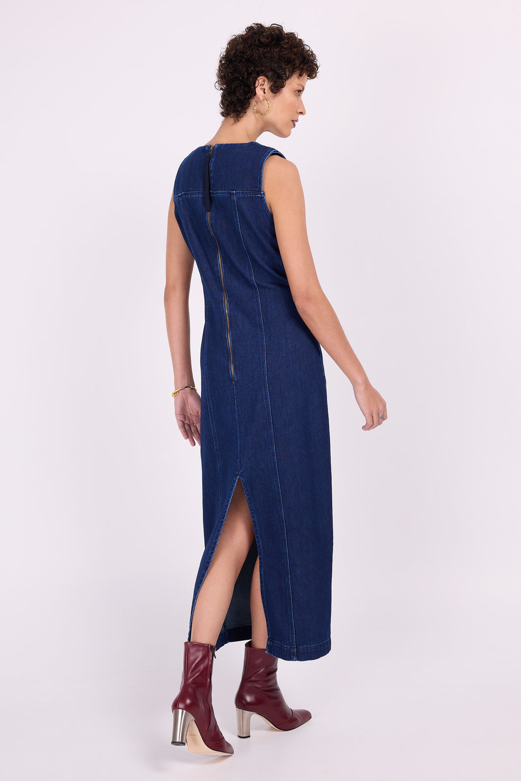 Emilou long denim dress