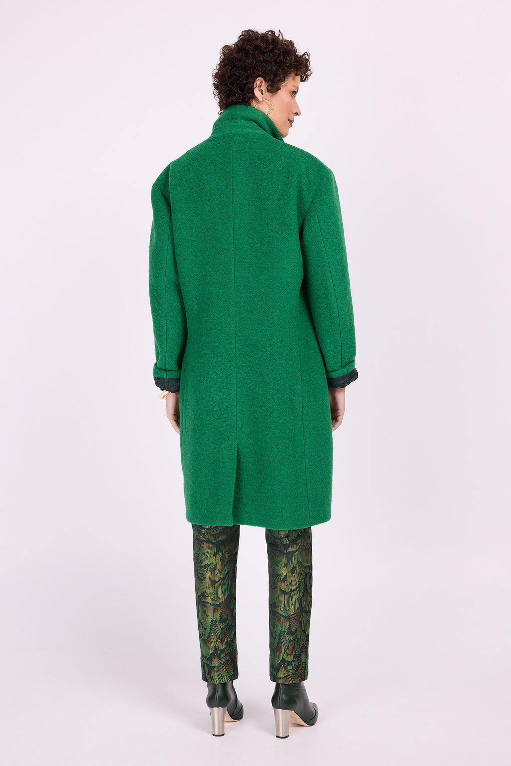 Dwight grassgreen coat