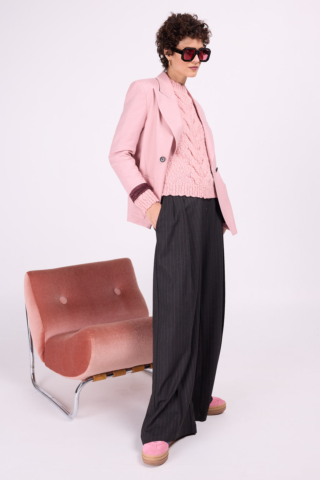 Davos roze blazer