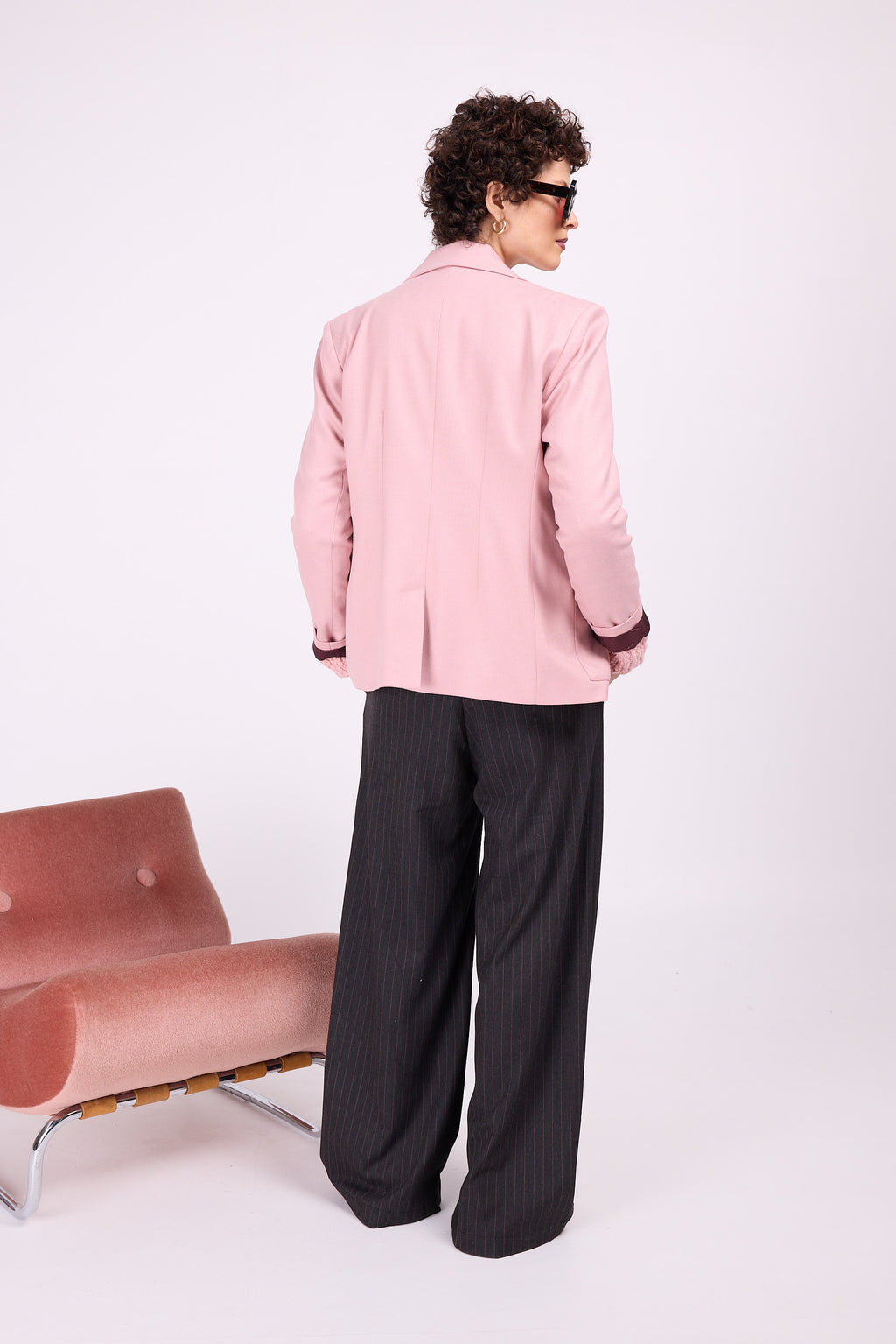 Davos rose blazer