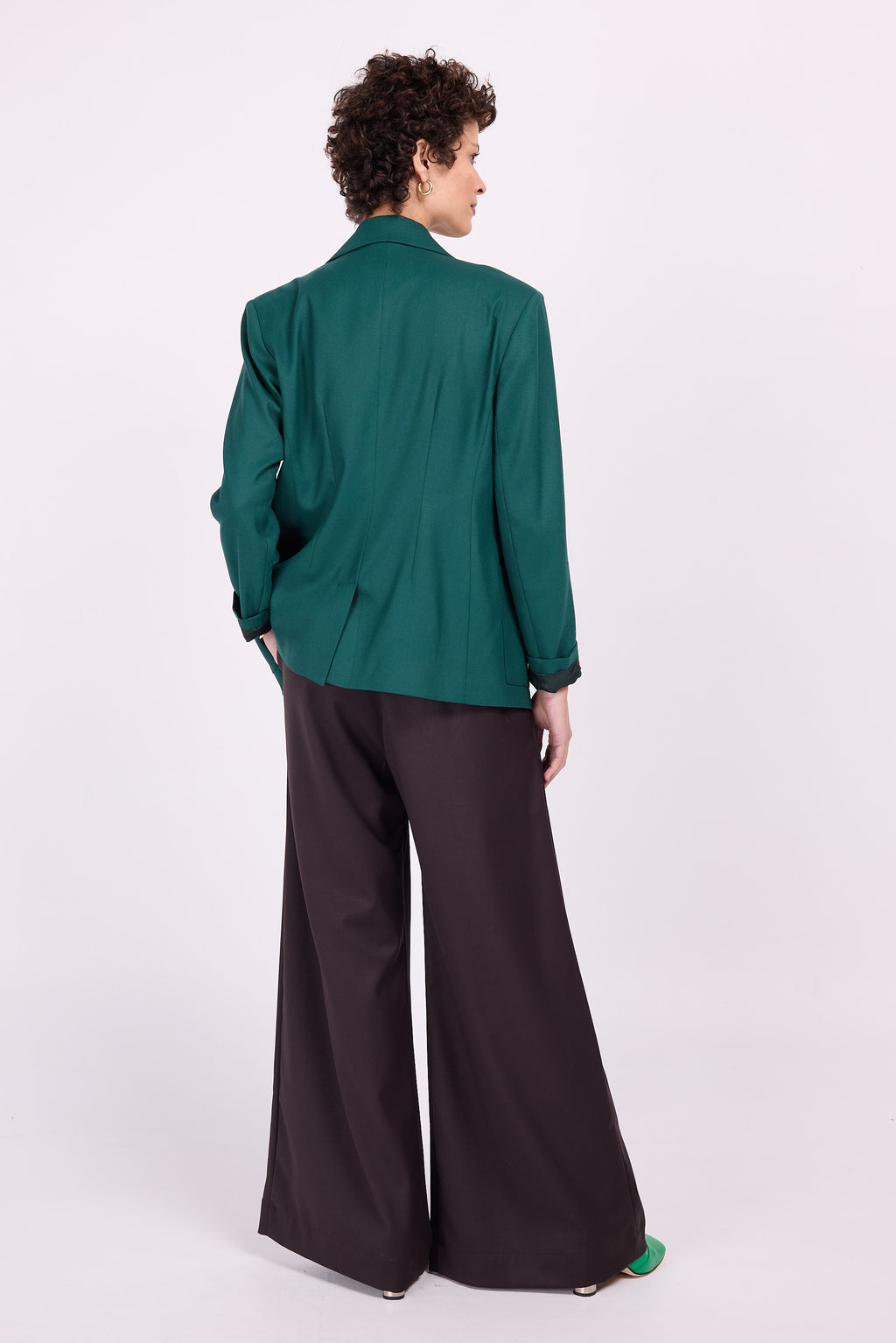 Davos groene blazer