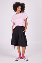 Eddie black culottes