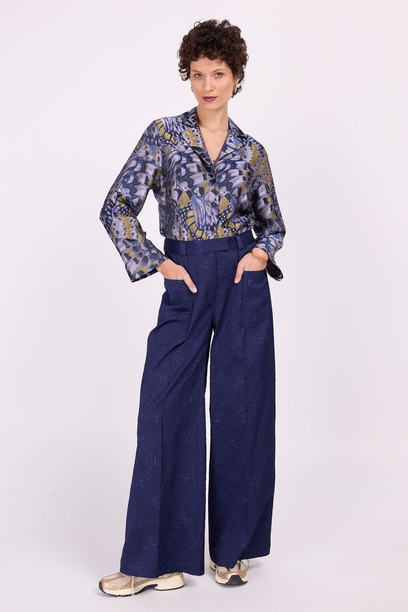 Bolivar trousers in chic sunset purple