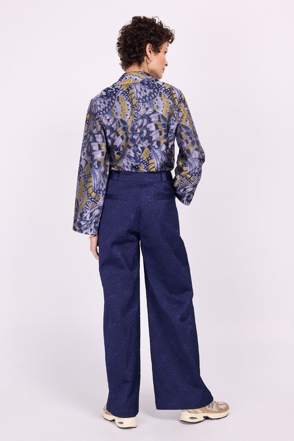 Bolivar trousers in chic sunset purple