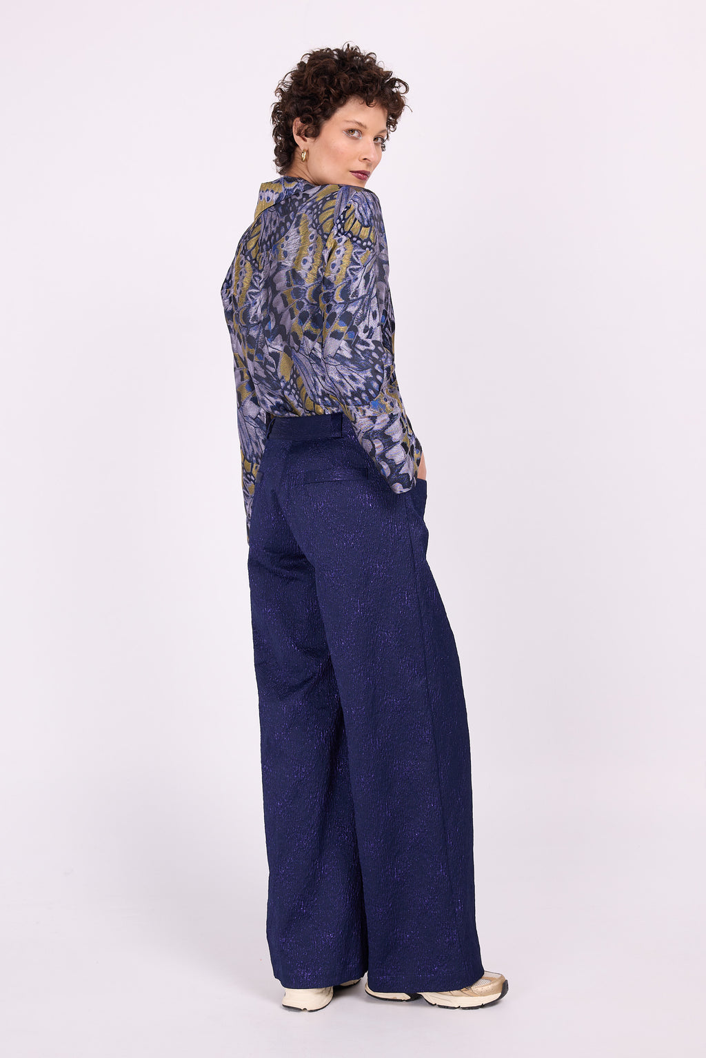 Bolivar broek in chic sunset purple