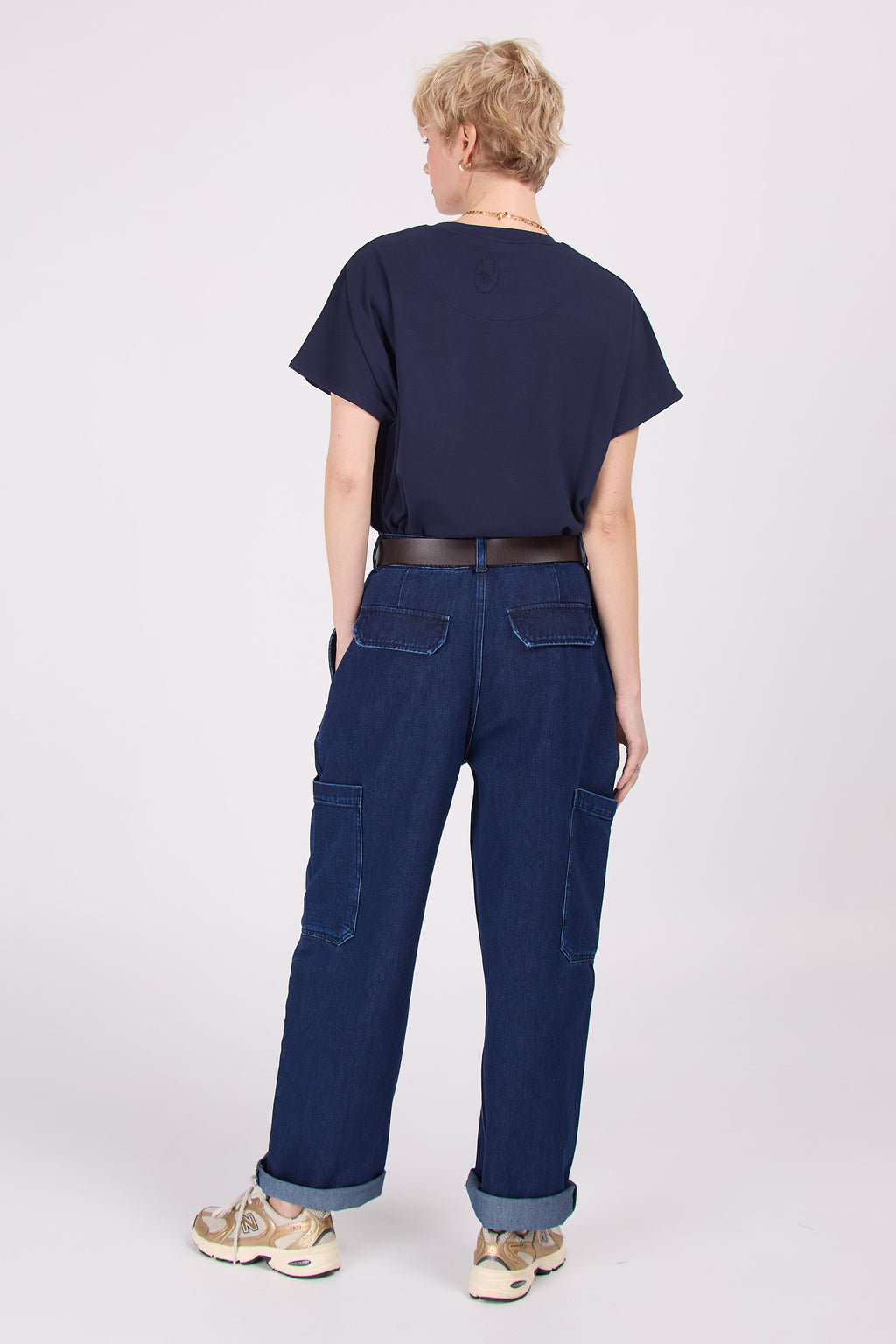 Elio denim cargo trousers