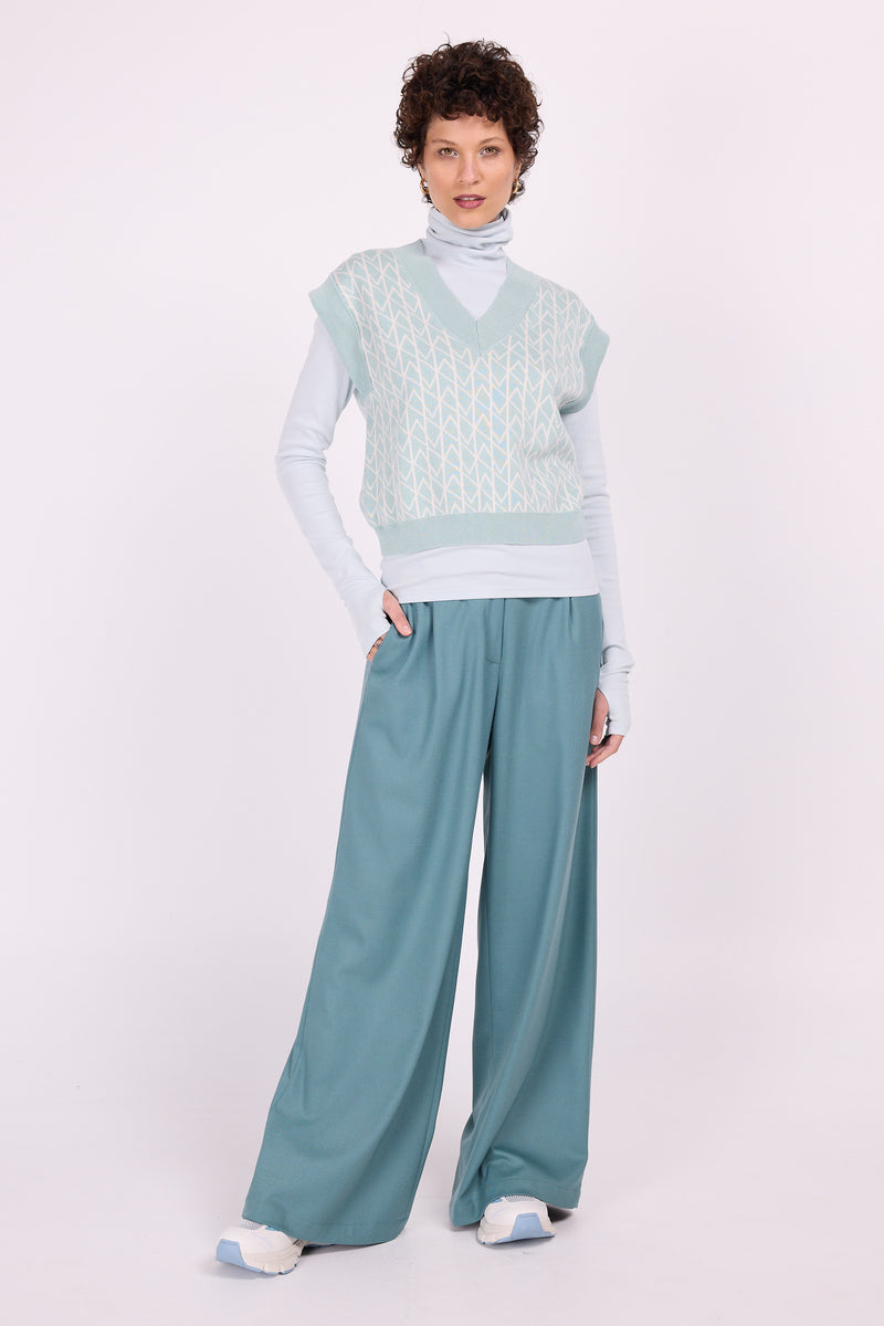 Zoëlla aqua broek