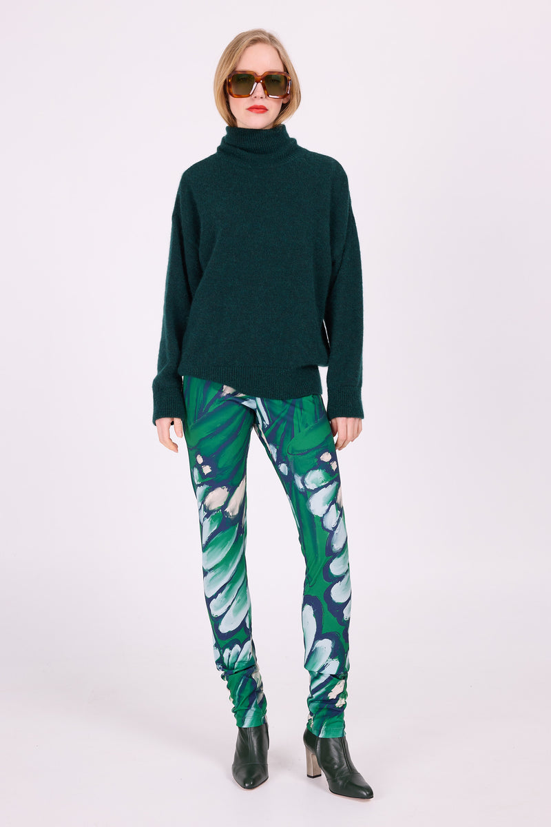 Etienne legging in beetle green wings