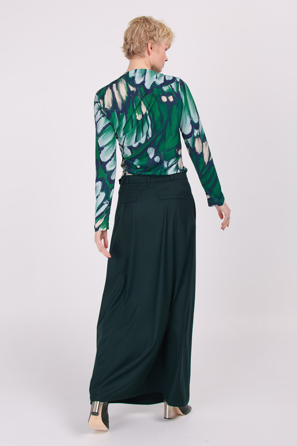 Elina long pine skirt