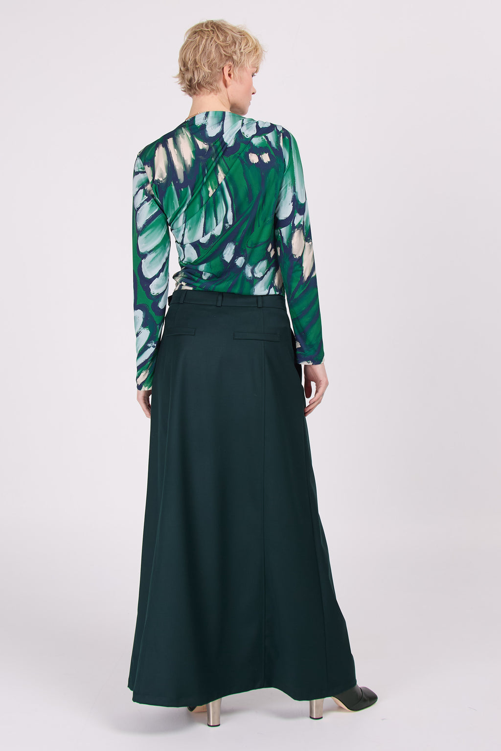 Elina long pine skirt