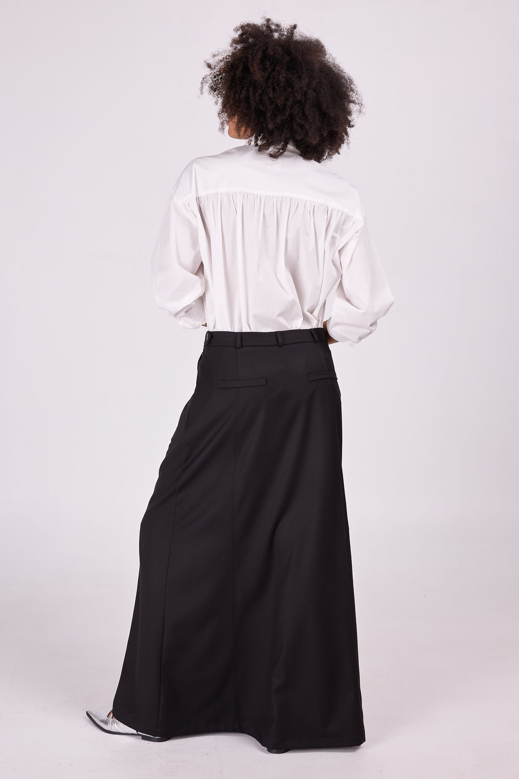 Elina long black skirt