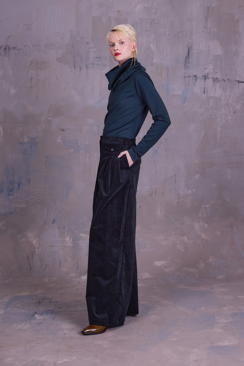 Georgina sweater in evergreen