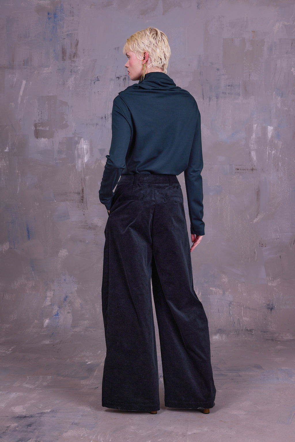 Georgina sweater in evergreen