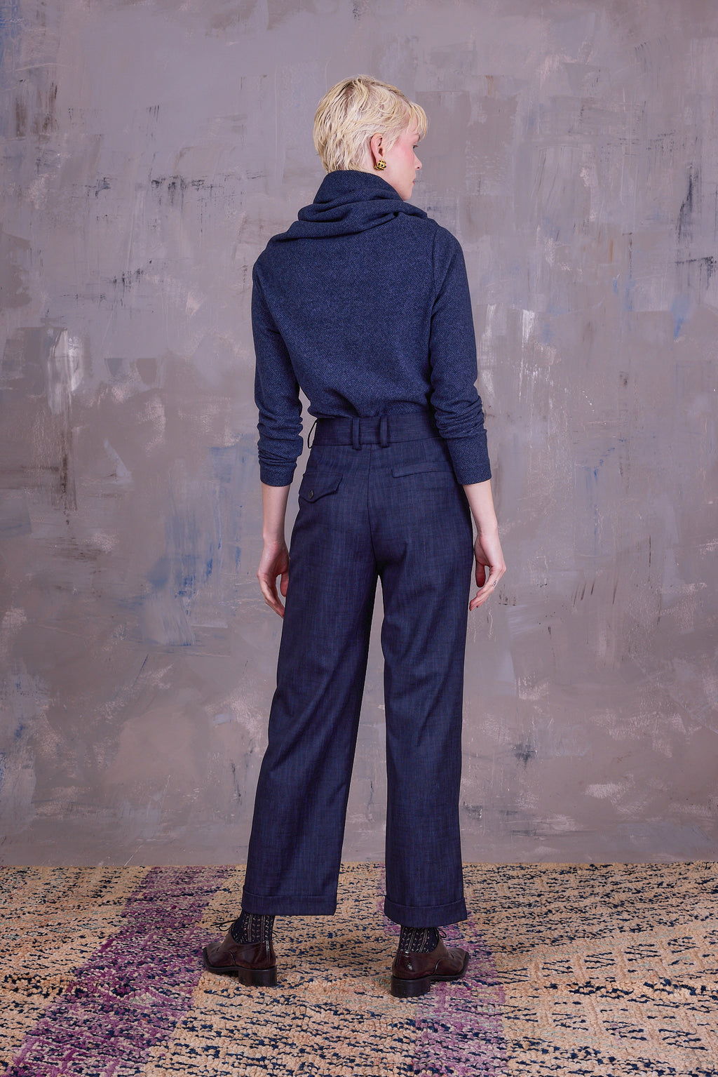 Georgina sweater in blue mix