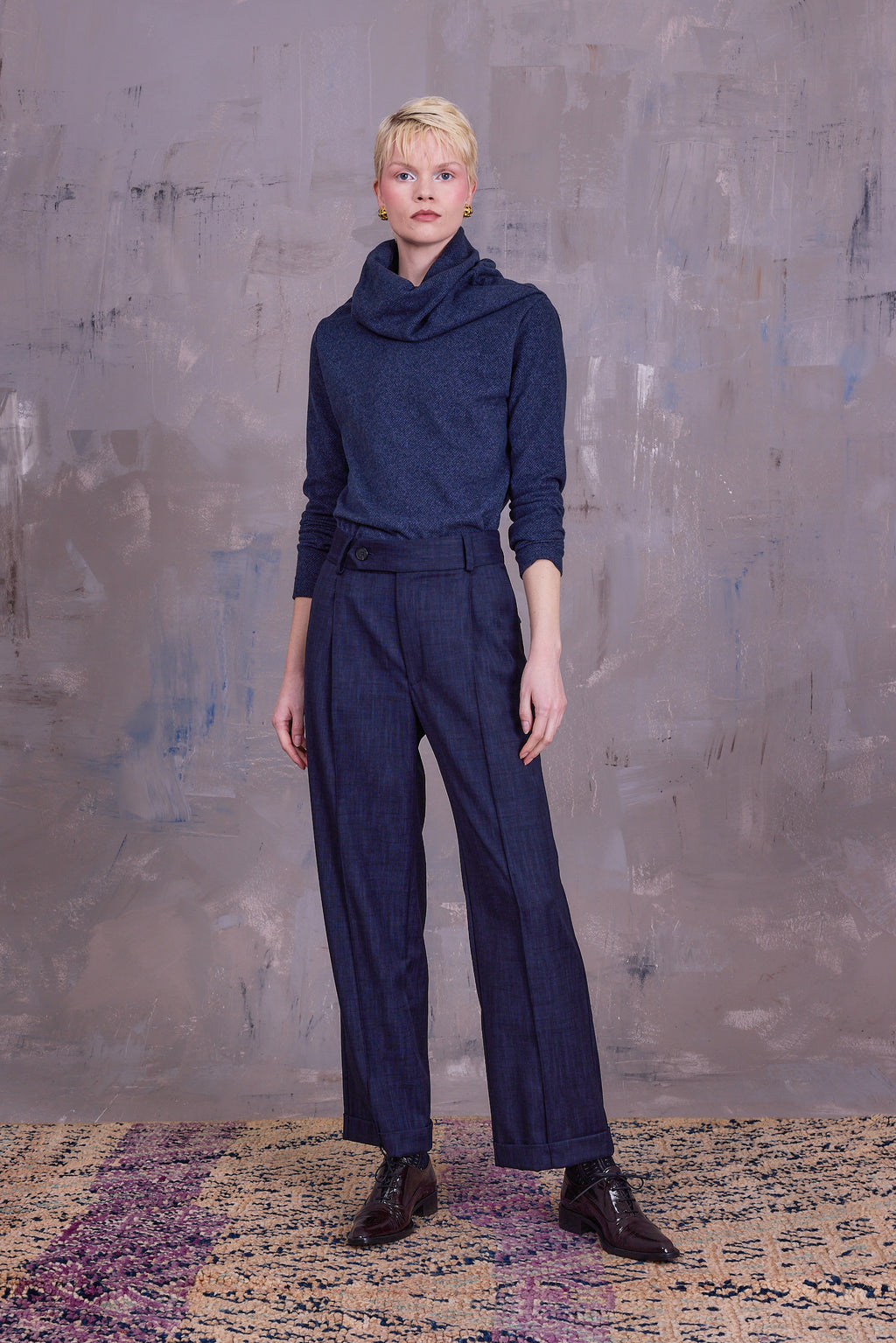 Georgina sweater in blue mix