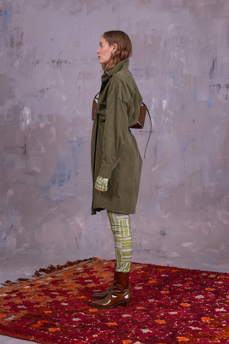 Gardena dress in olive