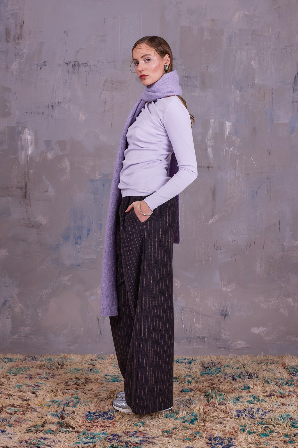 Elaine T-shirt in orchid hush