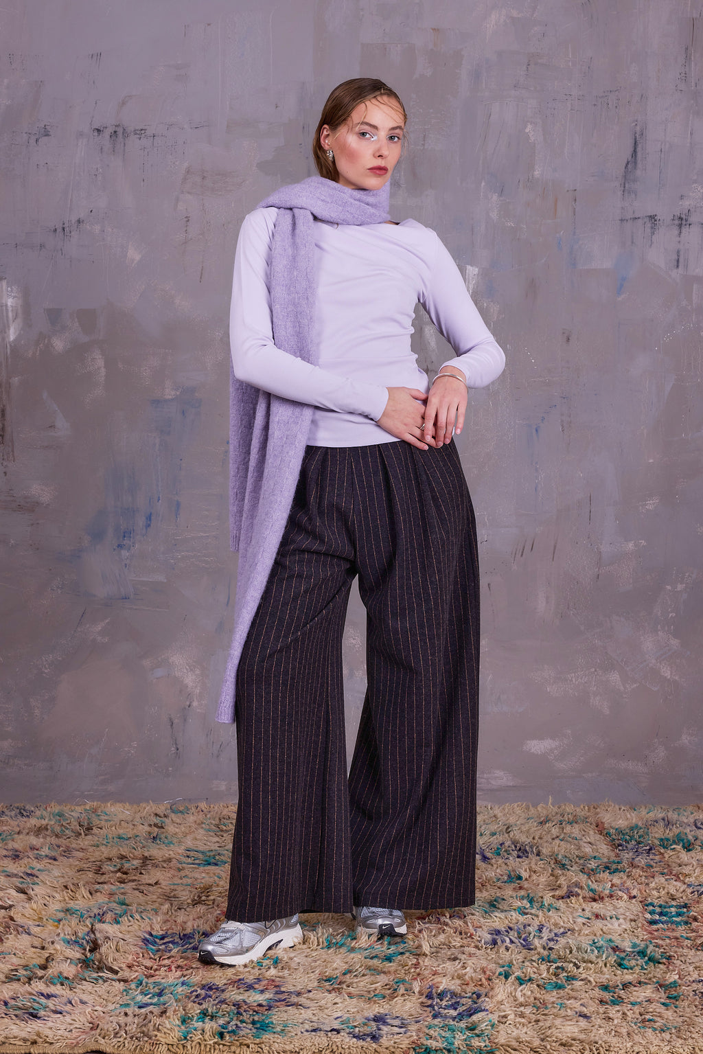 Elaine T-shirt in orchid hush