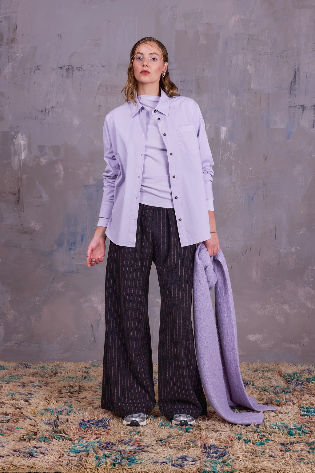 Elaine T-shirt in orchid hush