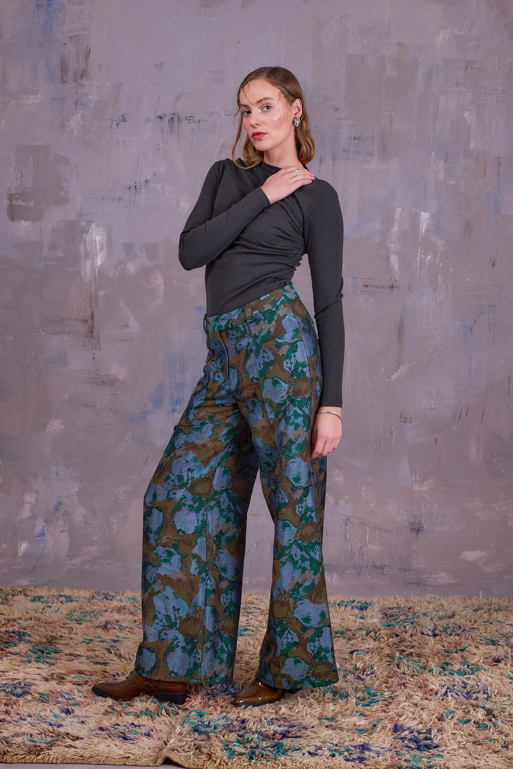 Elaine T-shirt in deep forest