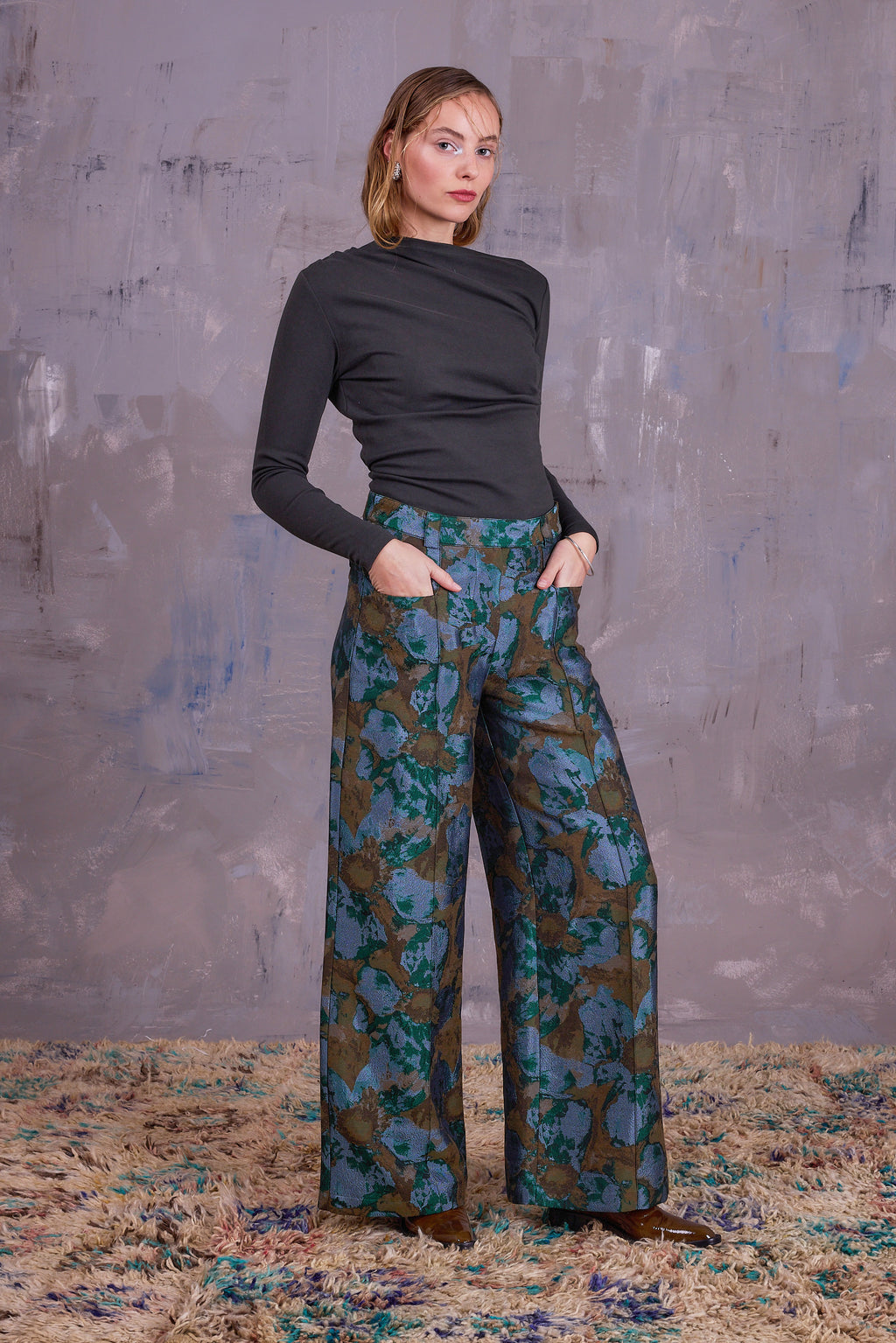 Elaine T-shirt in deep forest