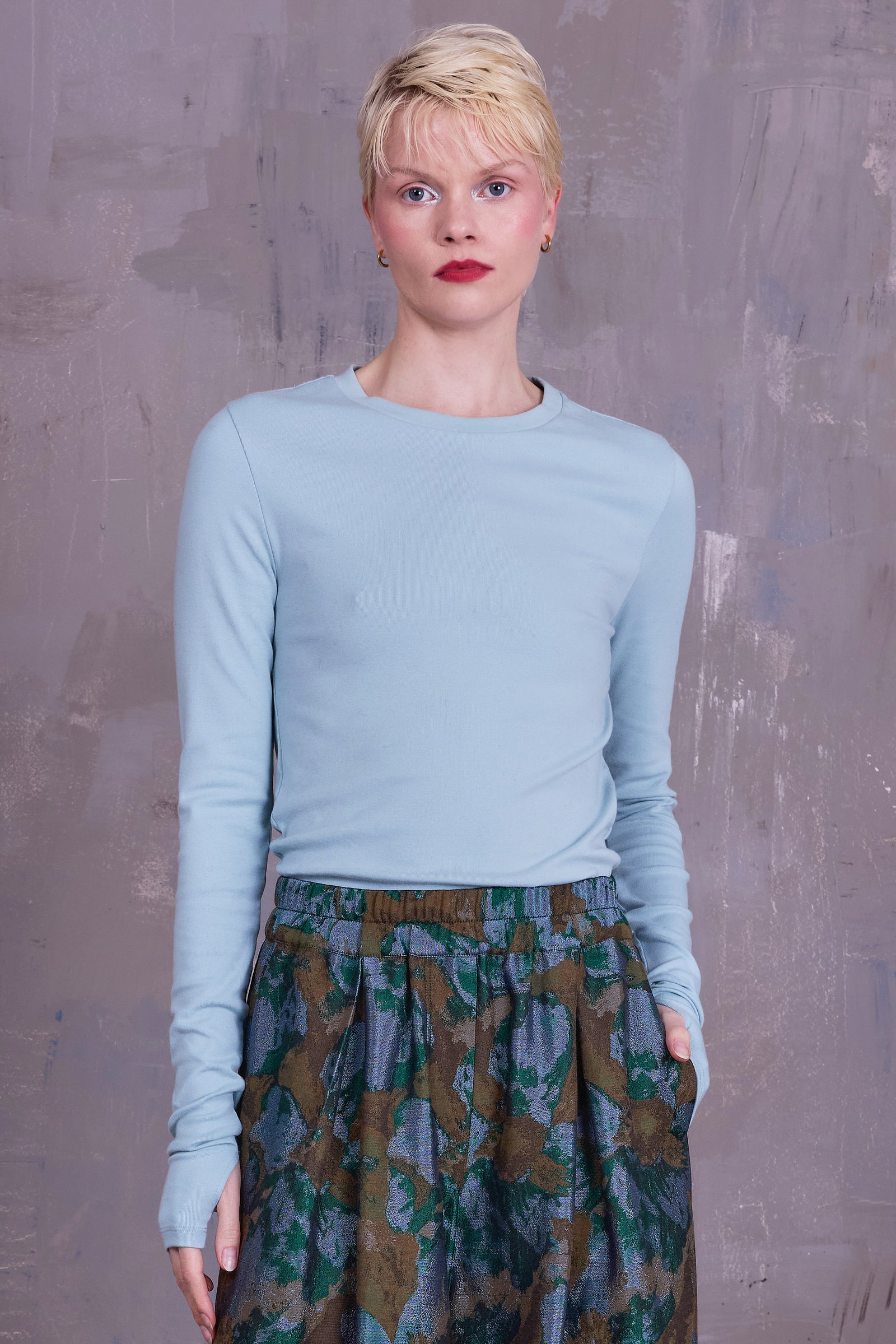 Gennis T-shirt in misty sage