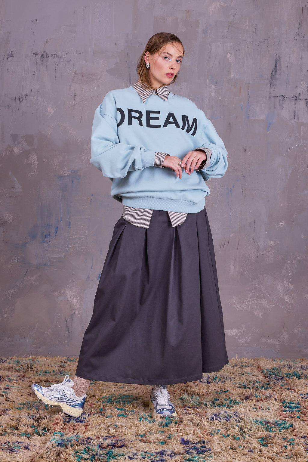 Glynth DREAM sweater in misty sage