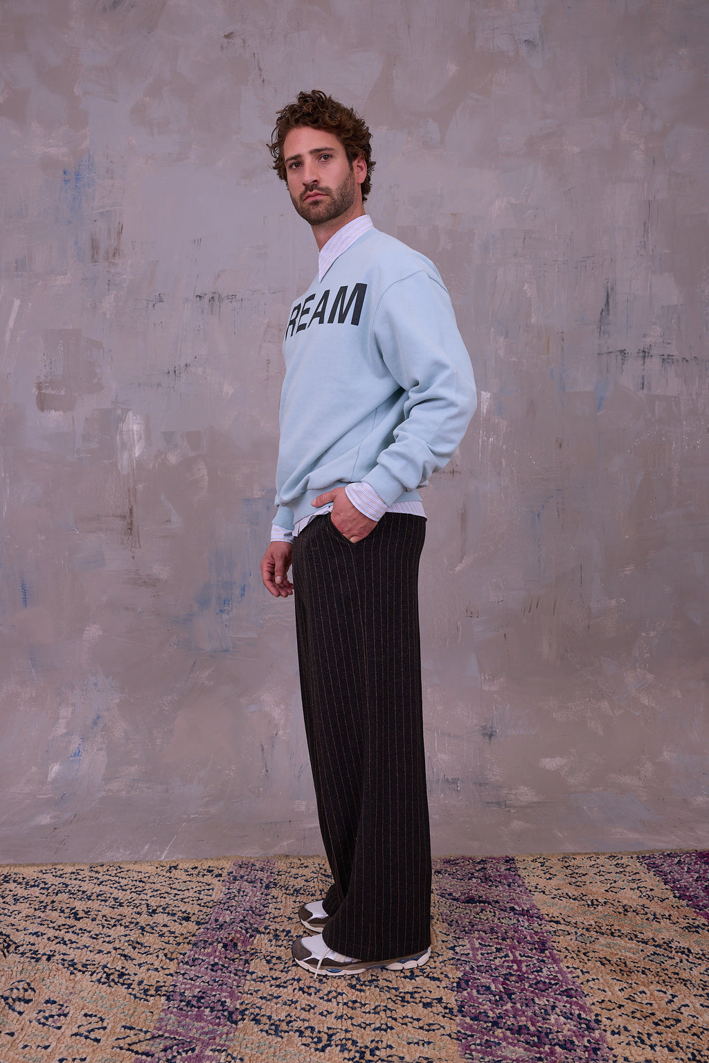 Glynth DREAM sweater in misty sage