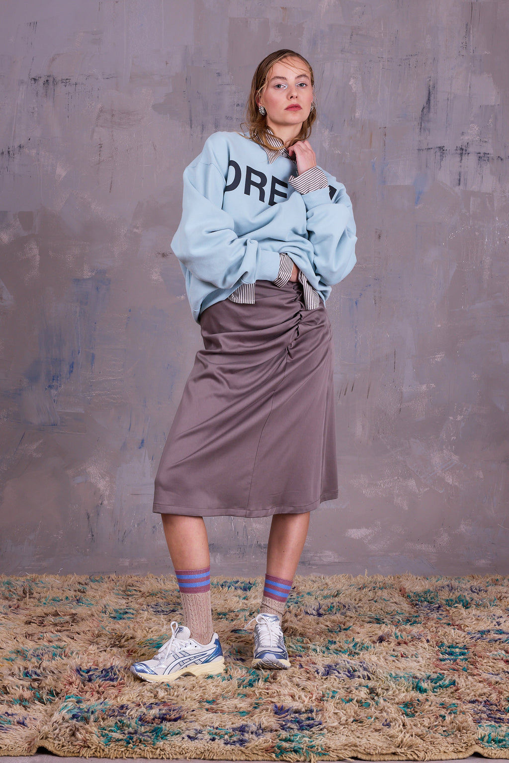 Glynth DREAM sweater in misty sage