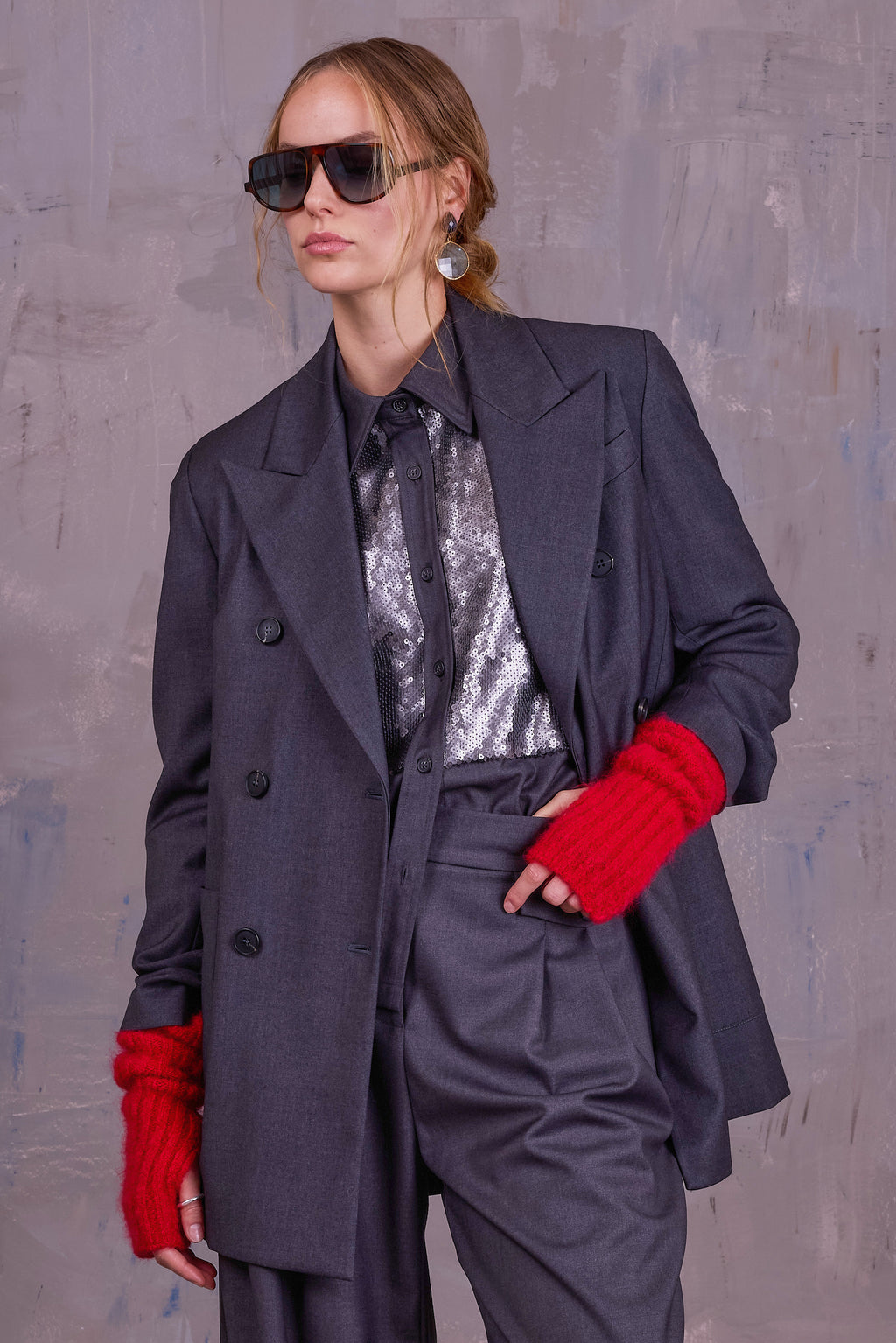 Glenn antraciete blazer