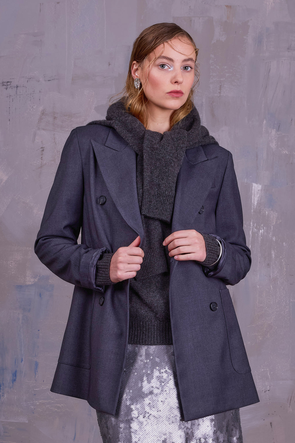 Glenn antraciete blazer